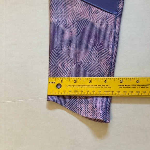 Calia Essential spliced purple Corsican periwinkle compression legging Sz-M. O6 - Picture 9 of 11